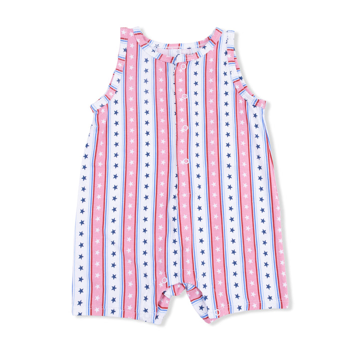 Angel Dear Stars and Stripes Sleeveless Romper