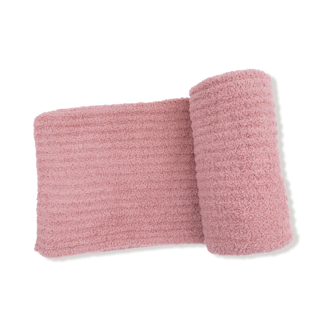 Angel Dear Rose Blanket in Textured Stripe