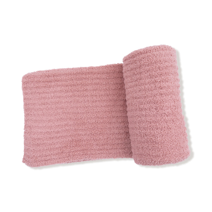 Angel Dear Rose Blanket in Textured Stripe