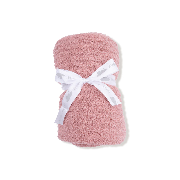 Angel Dear Rose Blanket in Textured Stripe