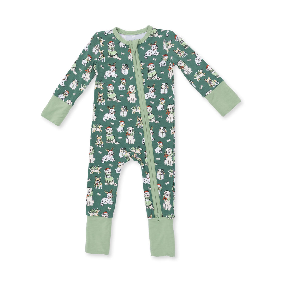 Angel Dear Christmas Dogs Convertible Romper