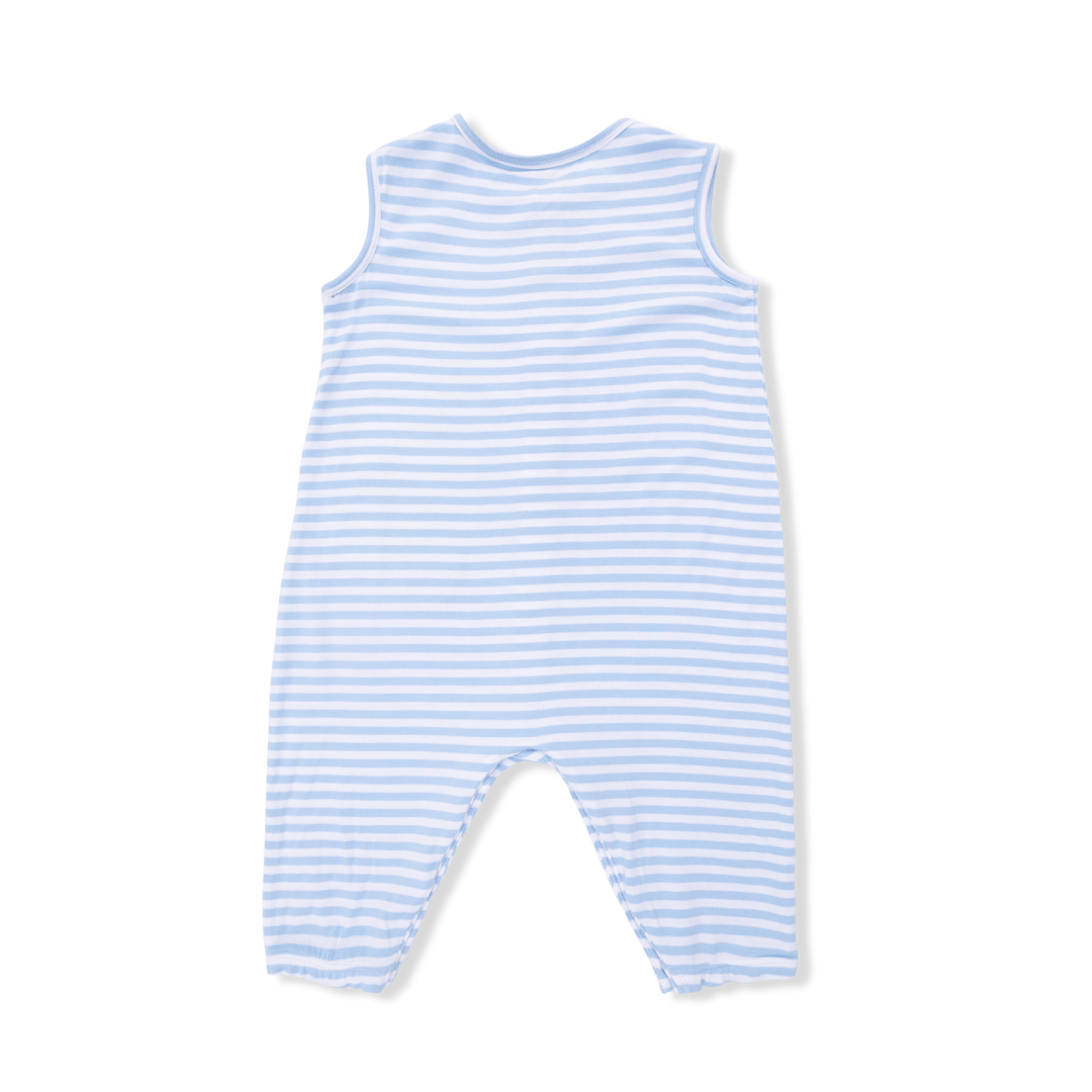 Angel Dear Bubbly Sailboat Stripe Romper