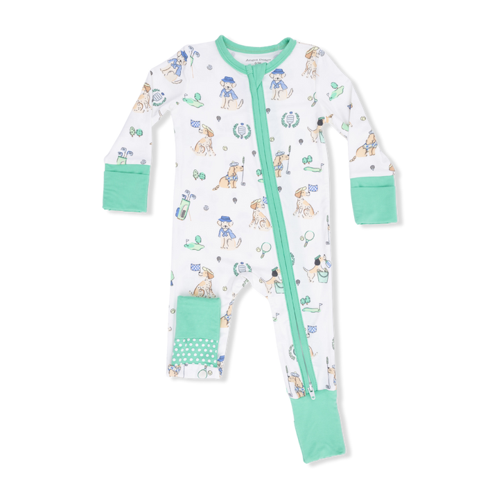 Angel Dear Country Club Dogs Convertible Romper