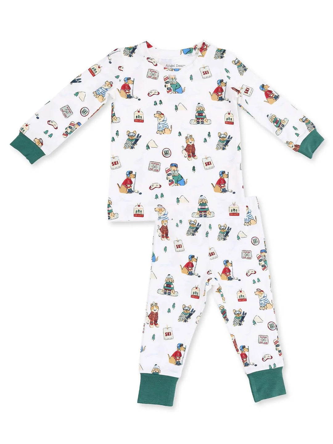 Angel Dear Winter Sports Dogs Pajama Set