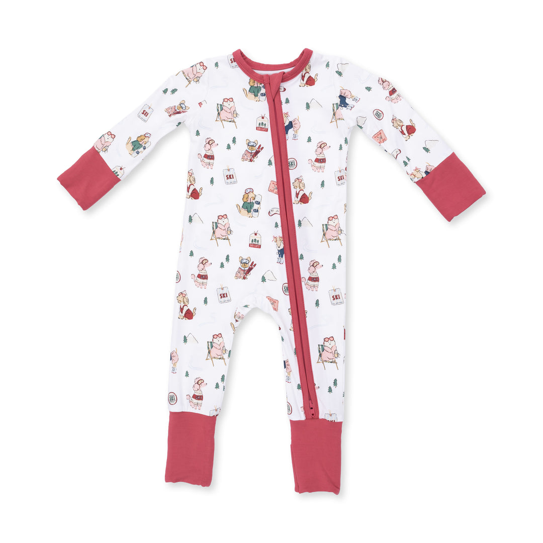 Angel Dear Winter Sports Dog Coverall in Pink