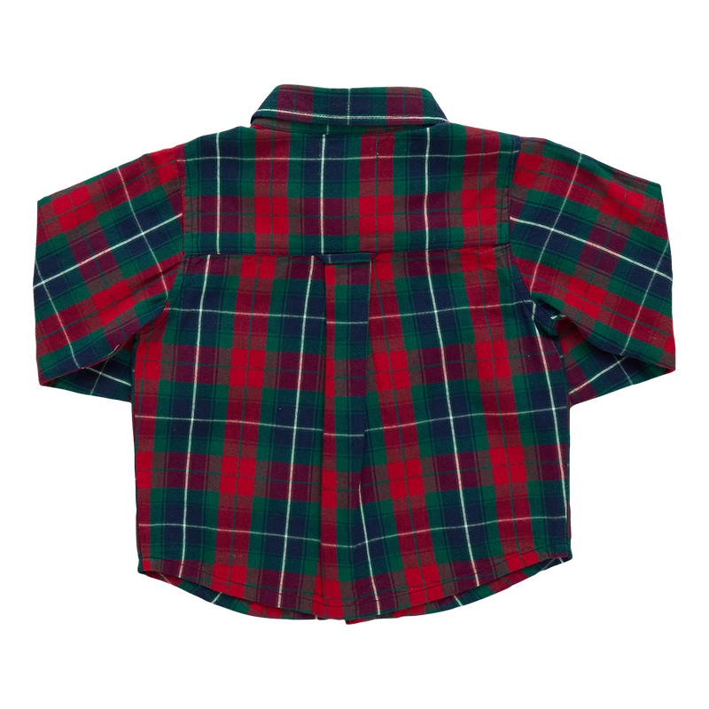 Pink Chicken Jack Shirt in Red Tartan