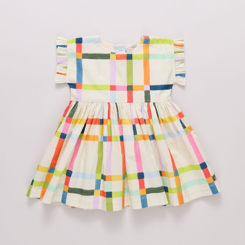 Pink Chicken Adaline Dress in Tattersall (size 7-12)