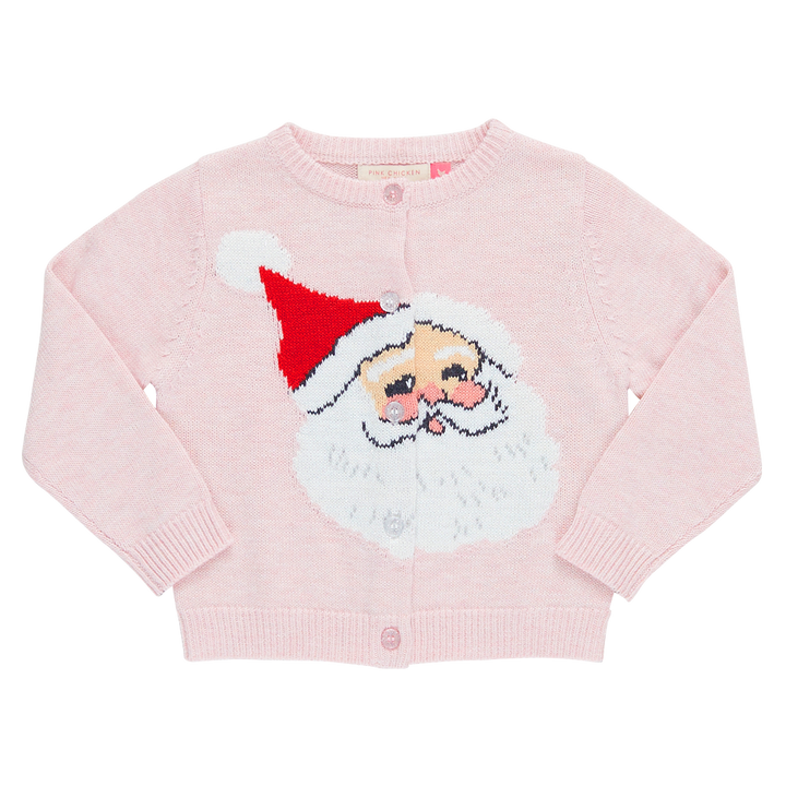 Pink Chicken Maude Sweater in Pink Santa (sizes 2-6)