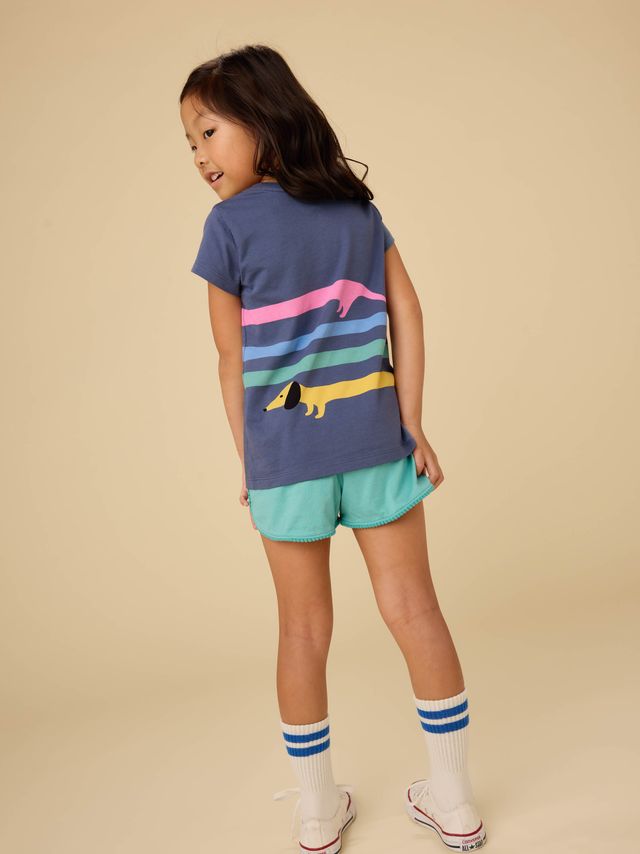 Tea Collection Rainbow Dachsund Graphic Tee