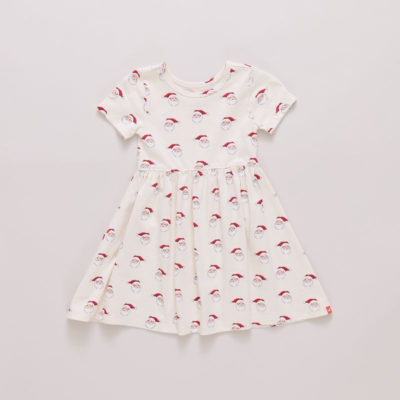 Pink Chicken Sunny Dress in Mini Santa