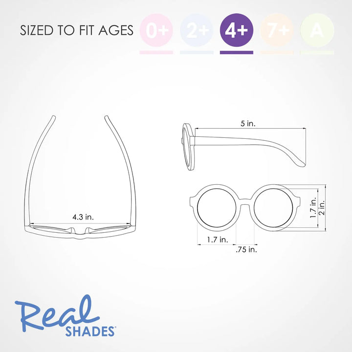 Real Shades Vibe Flexible Sunglasses in Cool Blue